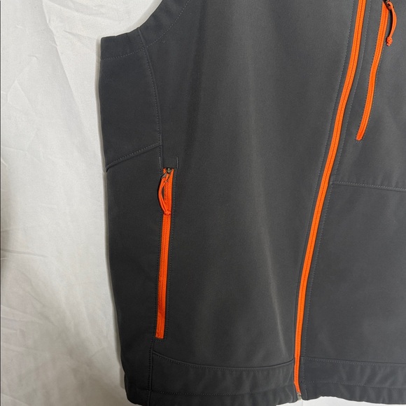 The North Face Gray Vest with Orange Accents - Picture 2 of 8